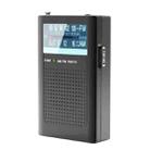 R06 Small FM/AM Pointer Frequency Adjustment Radios With Antenna Pocket Retro Radio(Black) - 1
