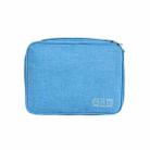RH916 3 Layers Digital Collection Package Multi-Functional Data Cable Storage Package(Blue) - 1
