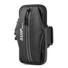 x3028 Outdoor Fitness Running Mobile Phone Arm Bag Waterproof Wrist Bag(Black) - 1