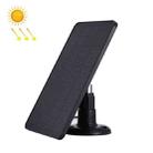 CSP-4W Low Power Surveillance Camera Doorbell Solar Charging Pad(Black) - 1