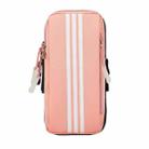 Outdoor Sports Running Mobile Phone Arm Bag Fitness Wrist Bag(Pink) - 1