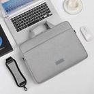 DSMREN Nylon Laptop Handbag Shoulder Bag,Model: 285 Light Gray, Size: 16.1 Inch - 1