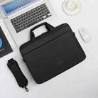 DSMREN Nylon Laptop Handbag Shoulder Bag,Model: 285 Black, Size: 15.6 Inch - 1