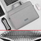DSMREN Nylon Laptop Handbag Shoulder Bag,Model: 285 Air Cushion Light Gray, Size: 13.3 Inch - 1
