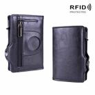 X-85 RFID Multi-compartment Card Holder For Airtag(Black) - 1