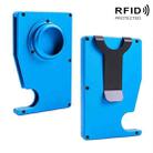 AK-1 RFID Portable Anti-theft Card Holder For AirTag(Blue) - 1