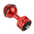 2.5cm Ball Head Clip for Action Camera Underwater Video Camera Light Diving Joint(Red) - 1