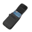 Oxford Cloth Fabric Vertical Men Belt Universal Phone Case, Size: XL(Black) - 3