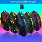 FV-136 Wired Photoelectric Colorful Breathing Light Gaming Office Mouse - 7