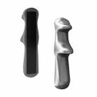 1 Pair Z24 Soft Silicone Controller Game Joystick Gamepad Grip Handle for iPad Tablet(Silver) - 1