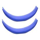 2 PCS Headphone Sponge Cover for SONY PS3 PS4 7.1 Gold,Style:  Blue Headband - 1