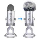 Plush Microphone Cover Windscreen Sleeve Compatible For Blue Yeti Condenser Microphone - 6