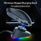 For Logitech G502 / GPW1 / 2 Wireless Mouse Charging Dock Stand Black Stream - 5