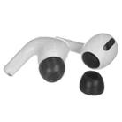 2 PCS Earbuds Memory Foam Ear Caps For TWS Airpods Pro,Size:  Medium Black - 1