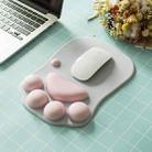 Cartoon Three-dimensional Cat Claw Wrist Protection Mouse Pad(Gray) - 1