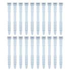 3 Sets 20pcs/Set  Fishbone Silicone Cable Tie Cable Organizer Winder, Color: White Ice Color - 1