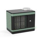 12W Water Cube Air Cooler Office Silent Air Conditioning Fan,Style: Without Spray(Green) - 1