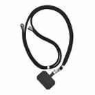 2 PCS Phone Lanyard Adjustable Detachable Neck Cord with Card(Black) - 1