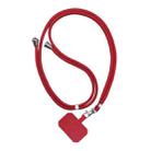 2 PCS Phone Lanyard Adjustable Detachable Neck Cord with Card(Red) - 1