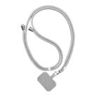 2 PCS Phone Lanyard Adjustable Detachable Neck Cord with Card(Light Gray) - 1