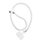 2 PCS Phone Lanyard Adjustable Detachable Neck Cord with Card(White) - 1