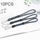 10 PCS Adjustable Mobile Phone Lanyard Short Type Lanyard Wrist Anti-lost Lanyard(Jacquard Blue) - 1