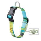 Geometric Print Ethnic Pet Collar for AirTag, Specification: S(Green) - 1