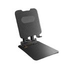 Tablet Mobile Phone Desktop Double Pole Lifting Folding Bracket, Color: Black (Small) - 1