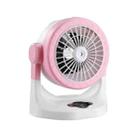 DFS003 Home USB Desktop Mini Air Conditioning Fan Dormitory Humidification Spray Cooler(Pink) - 1