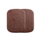 SUMITAP STHP-C40 Leather Square Magnetic Sheet Magnetic Car Phone Holder Accessories(Brown) - 1
