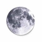 5 PCS Round Rubber Planet Mouse Pad(Moon) - 1