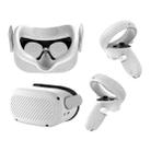 VR Glasses Lens Shell Handle Protective Case For Oculus Quest 2(White) - 1