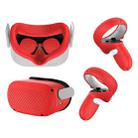 VR Glasses Lens Shell Handle Protective Case For Oculus Quest 2(Red) - 1