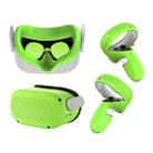 VR Glasses Lens Shell Handle Protective Case For Oculus Quest 2(Green) - 1