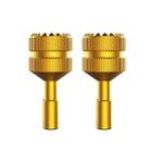 1 Pair Sunnylife MM3-YG393 For DJI Mini3 Pro DJI RC With Screen Remote Control Thumb Rocker(Gold) - 1