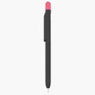 CY152 Magnetic Silicone Storage Colorblock Pen Holder For Apple Pencil 1(Black) - 1