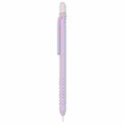 CY152 Magnetic Silicone Storage Colorblock Pen Holder For Apple Pencil 1(Purple) - 1