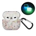 For AirPods 1/2 Bluetooth Earphone Silicone Case(Luminous White) - 1