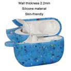 For AirPods Pro Bluetooth Earphone Silicone Case(Blue Floral) - 4