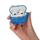 For AirPods Pro Bluetooth Earphone Silicone Case(Blue Floral) - 6