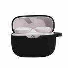 For JBL T230NC TWS Wireless Bluetooth Headphones Silicone Case(Black) - 1