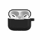 Bluetooth Earphone Soft Silicone Case For AirPods Pro (Black) - 1