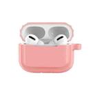 Bluetooth Earphone Soft Silicone Case For AirPods Pro (Pink) - 1
