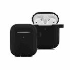 Bluetooth Earphone Soft Silicone Case For AirPods (Black) - 1