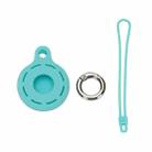 For Airtag Tracking Anti-Lost Locator Silicone Case, Color: Mint Green - 1