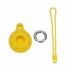 For Airtag Tracking Anti-Lost Locator Silicone Case, Color: Yellow - 1
