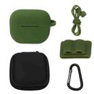Bluetooth Earphone Silicone Cover Set For AirPods 3, Color: 5 PCS/Set Grass Green - 1