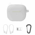 Bluetooth Earphone Silicone Cover Set For AirPods 3, Color: Ear Hanging Set White - 1