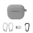 Bluetooth Earphone Silicone Cover Set For AirPods 3, Color: Ear Hanging Set Gray - 1