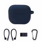 Bluetooth Earphone Silicone Cover Set For AirPods 3, Color: Ear Hanging Set Noon Blue - 1
